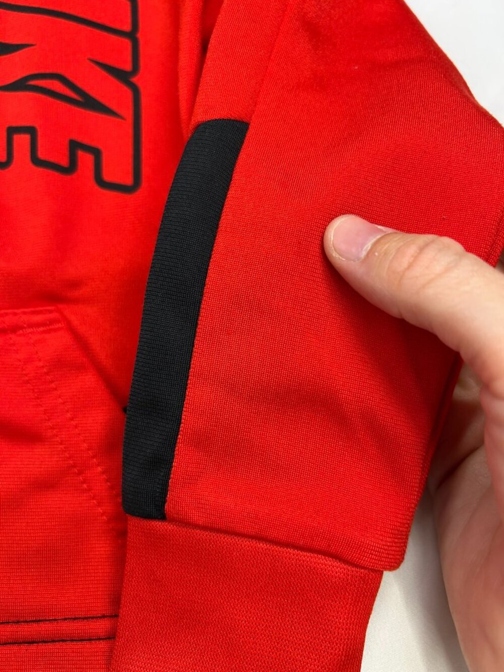 Nike Zipper Sweatshirt And Pants Athletic Track Set Dry Fit Red Black 2T - Picture 2 of 12